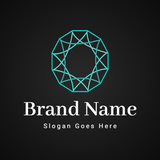 Sophisticated Geometric Design Featuring Diamond Elements Logo Template