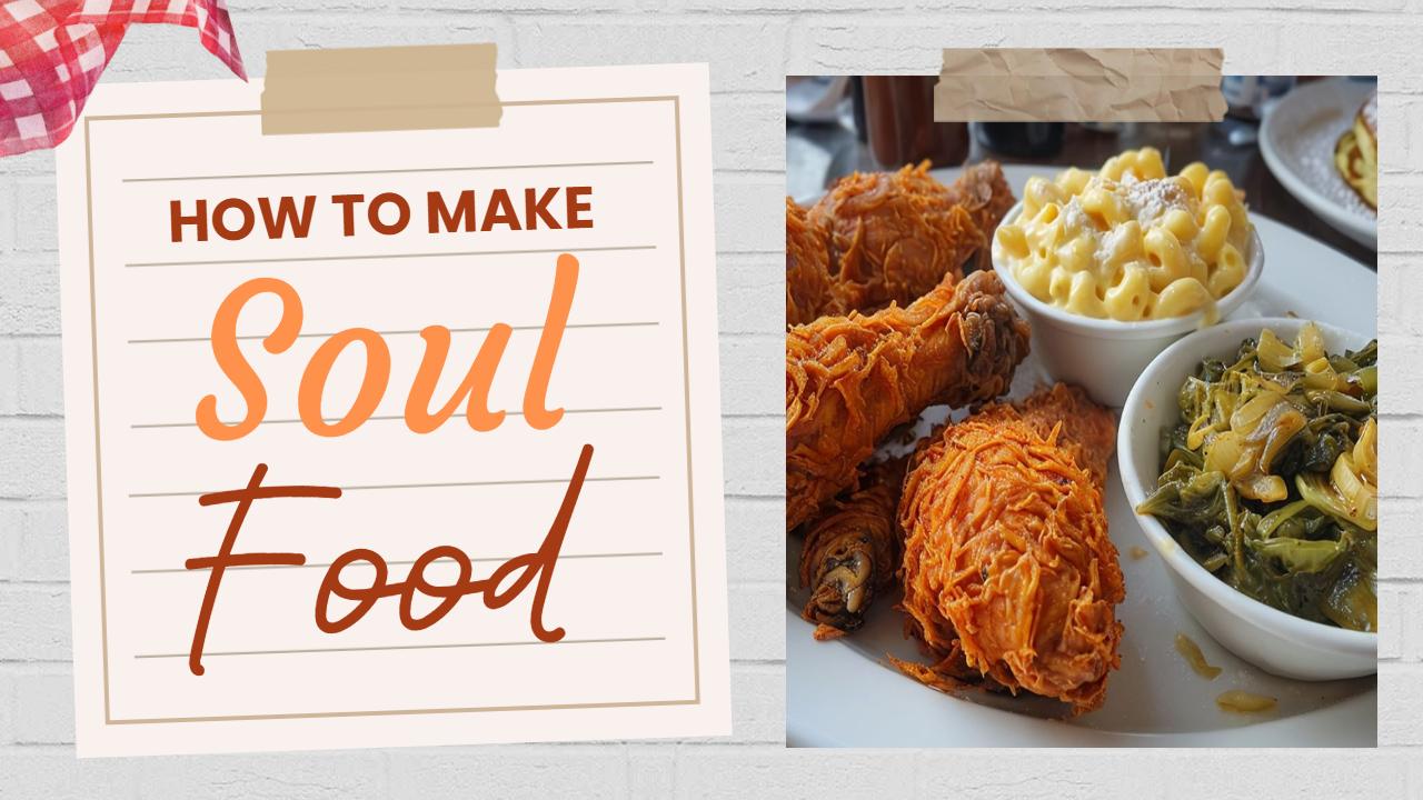 Soul Food Recipe Cooking Channel YouTube Thumbnail Template