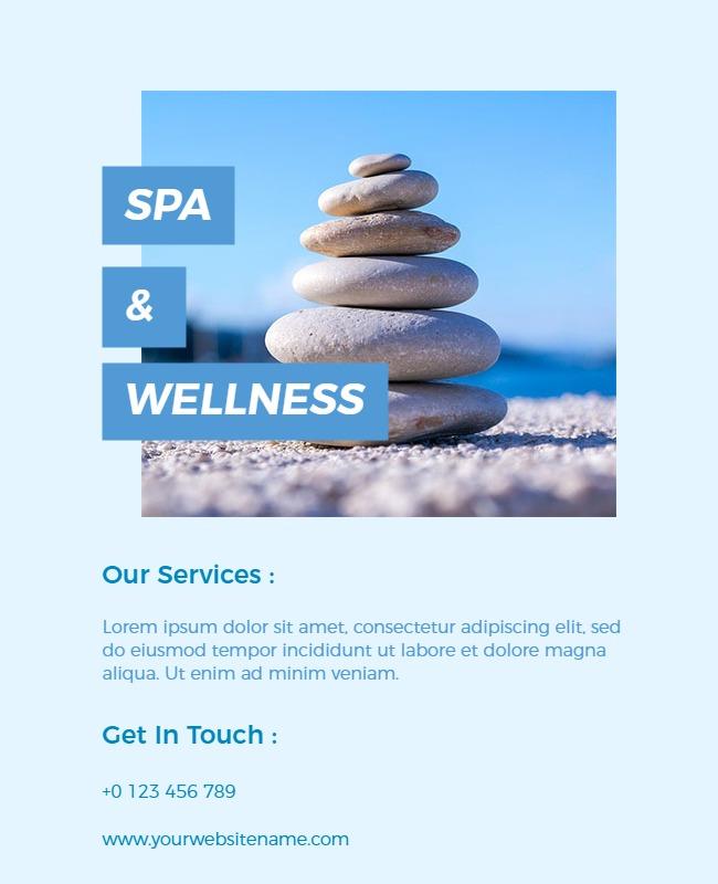 Spa and Wellness Services Flyer Template