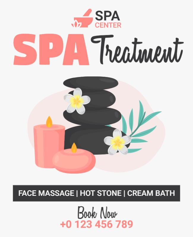 Spa Treatment Flyer Template