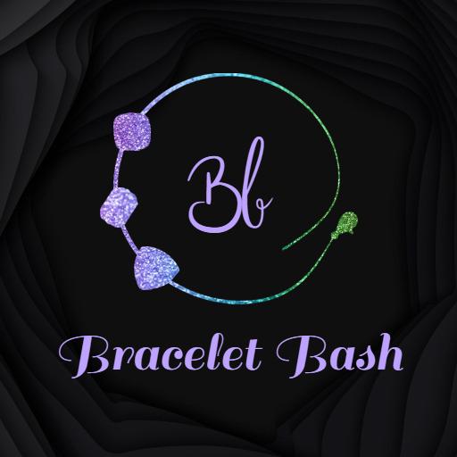 Sparkling Purple Bracelet Design for Stylish Accessory Logo Template