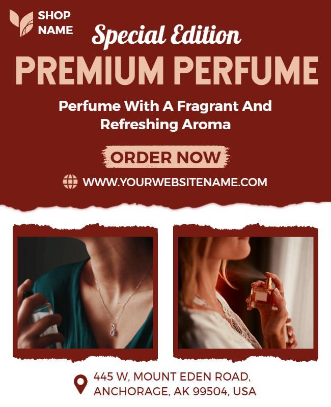 Special Edition Premium Perfume Collection Flyer Template