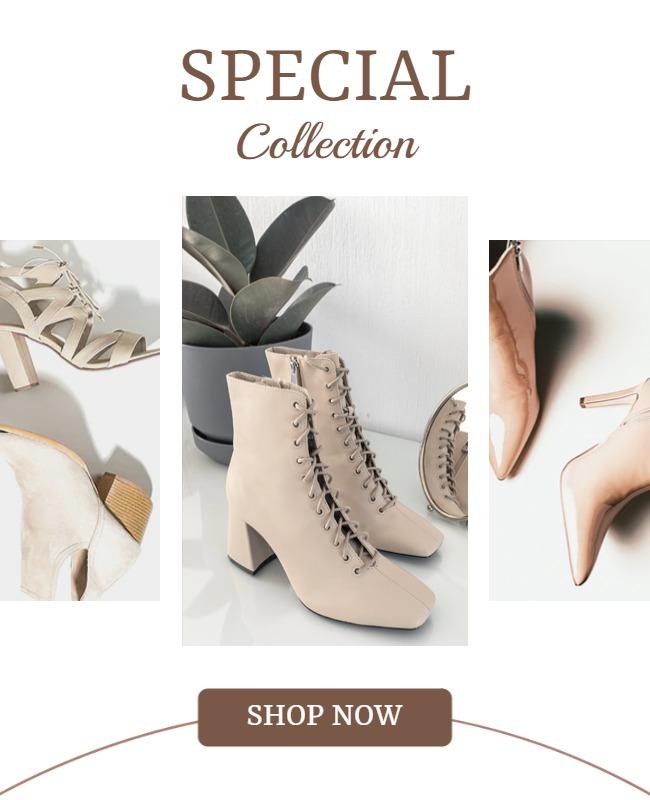 Special Footwear Shopping Promotion Flyer Template