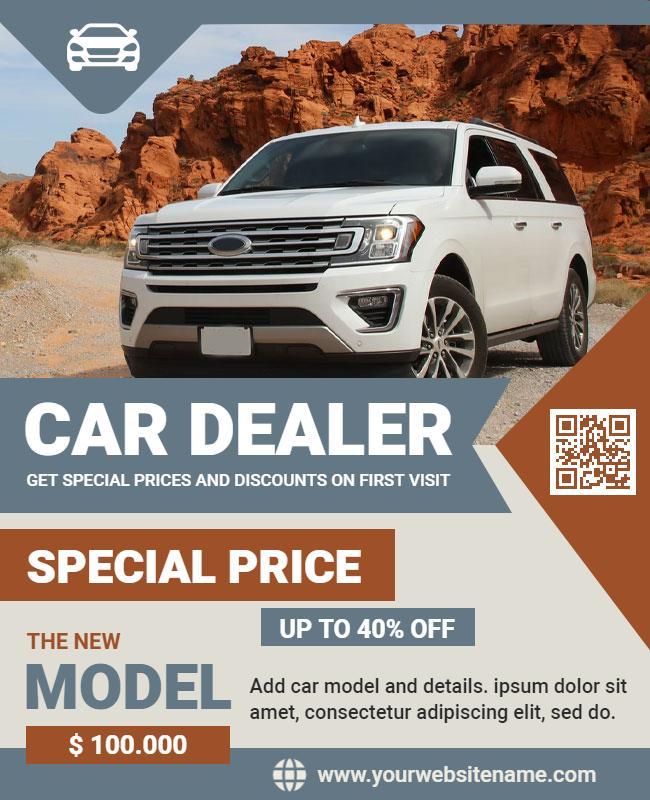 Special Offer Car Dealership Flyer Template