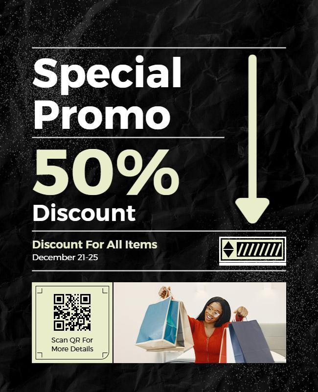 Special Promotional Discount Flyer Template