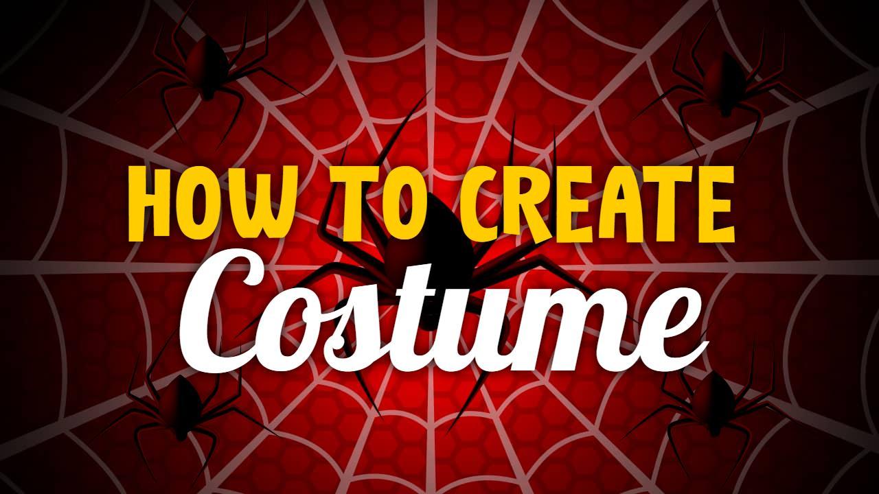 Spider Web Halloween Costume Guide Trending YouTube Thumbnail Template