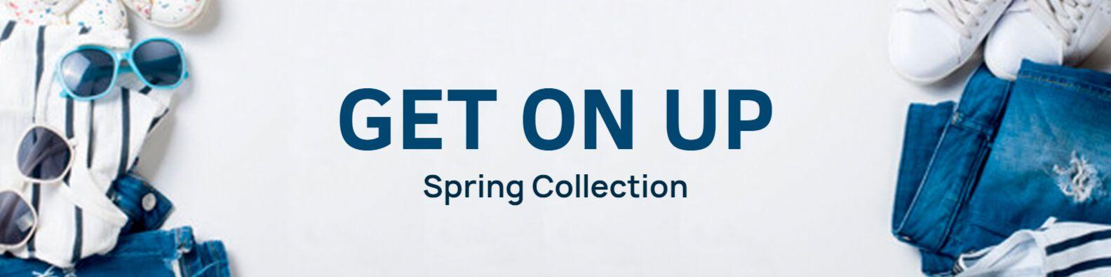 Spring Collection of Trendy Fashion Accessories LinkedIn Banner Template
