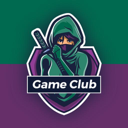Stealthy Ninja Character Emphasizing Competitive Esports Logo Template