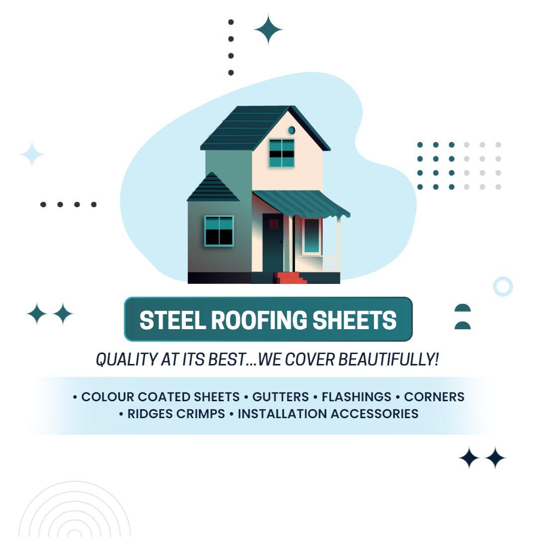 Steel Roofing Sheets Promotional Instagram Flyer Template