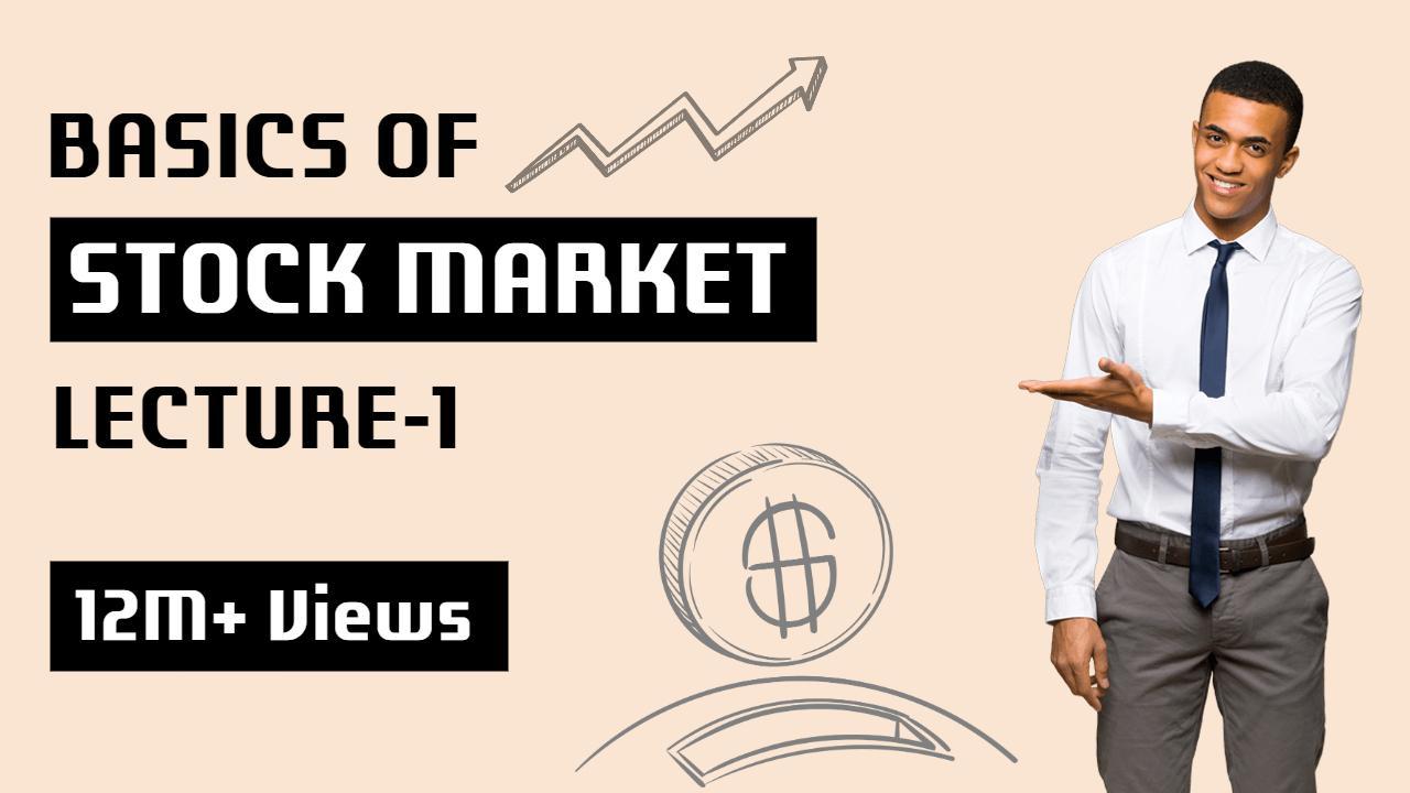 Stock Market Basics Lecture Overview Trending YouTube Thumbnail Template