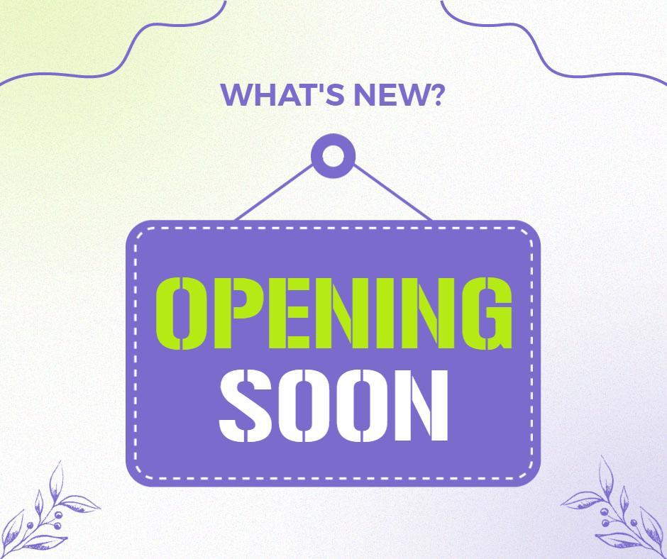 Store Opening Announcement Facebook Flyer Template