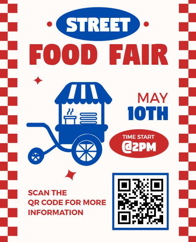 Street Food Fair Event Flyer Template