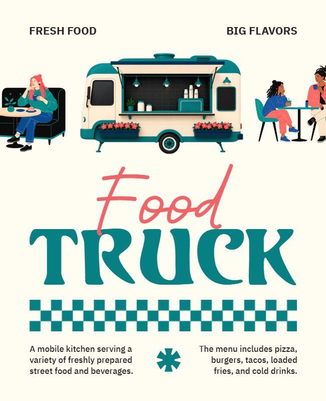 Street Food Truck Festival Poster Template