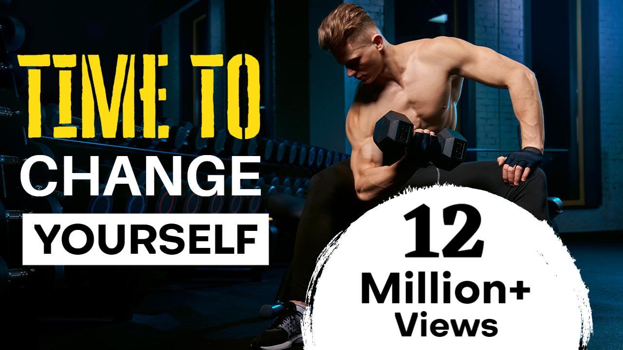 Strength Training Transformation Journey Fitness YouTube Thumbnail Template