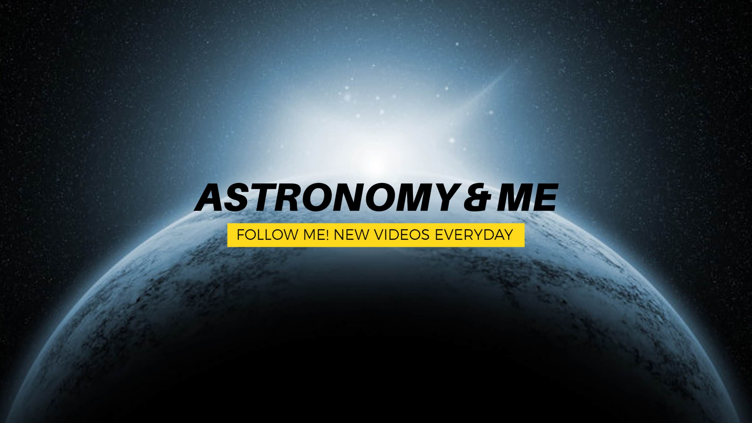 Stunning Space Imagery with Earth and Cosmic Background YouTube Banner Template