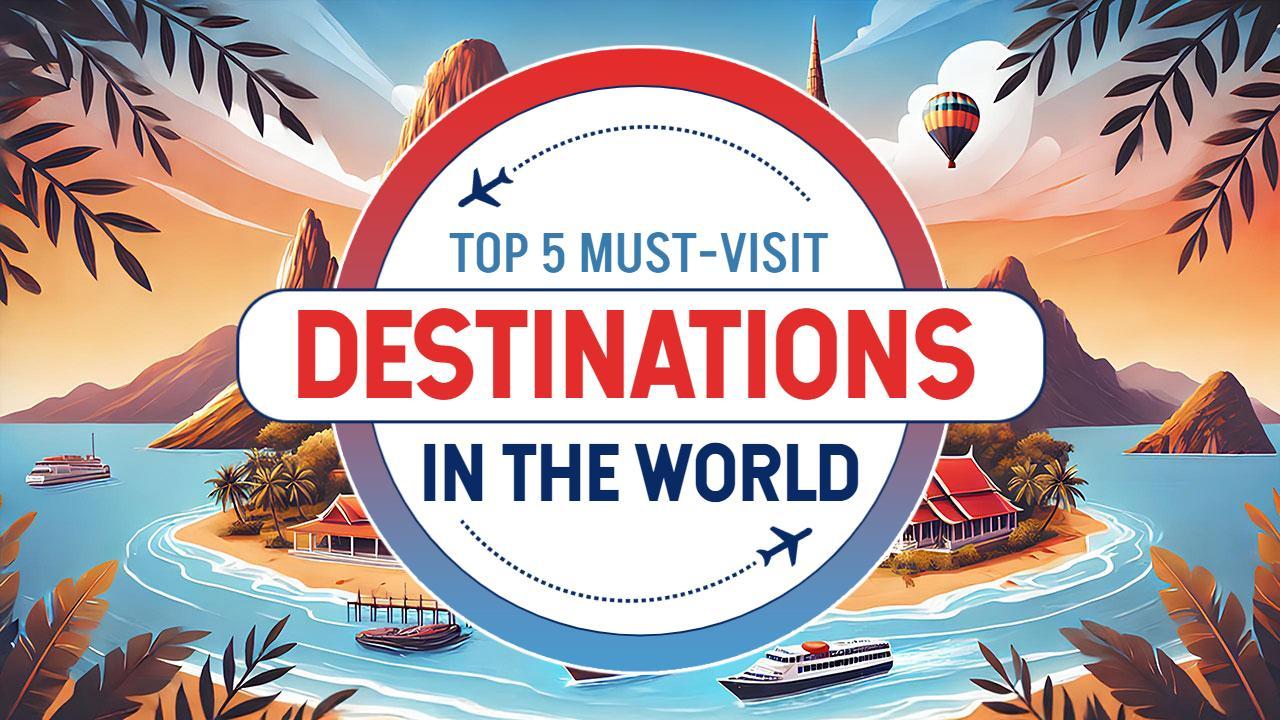Stunning Tropical Destinations Guide Travel YouTube Thumbnail Template