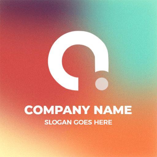 Stylish A Letter Design with a Gradient Color Scheme Logo Template