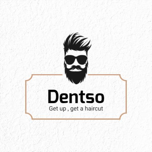 Stylish Barber Shop Logo Featuring Trendy Hair and Sunglasses Logo Template