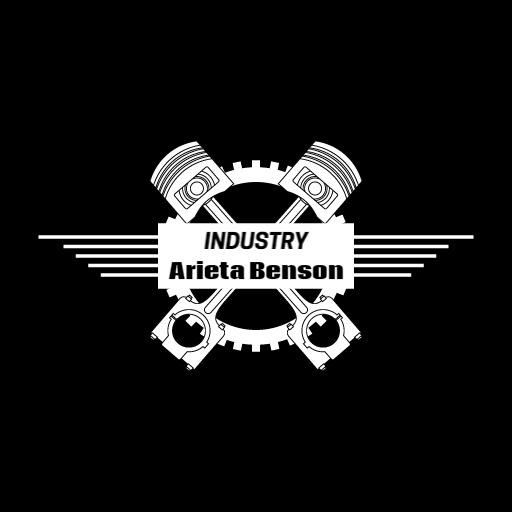 Stylish Black and White Automotive Industry Logo Template