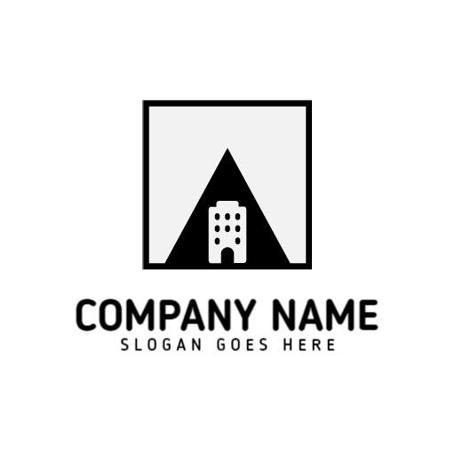 Stylish Black and White Design for Modern Company Logo Template