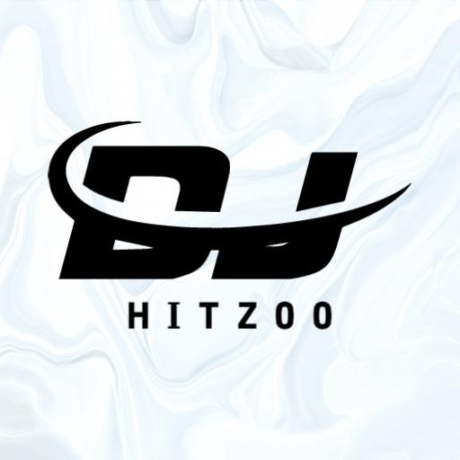 Stylish Black and White DJ Logo with Modern Design Elements Logo Template