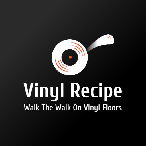 Stylish Black and White Vinyl Design for Flooring Solutions Logo Template
