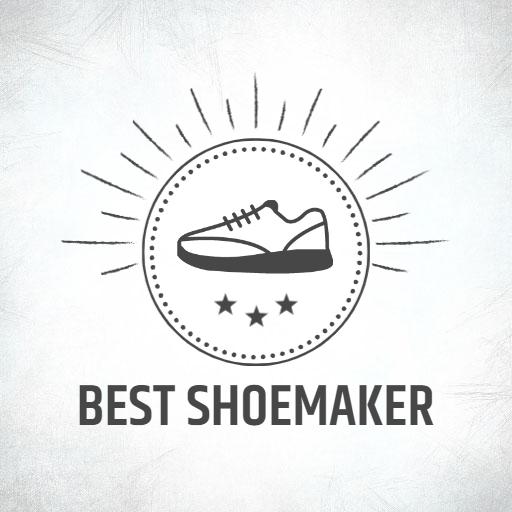 Stylish Black Shoe Design Featuring Craftsmanship Logo Template