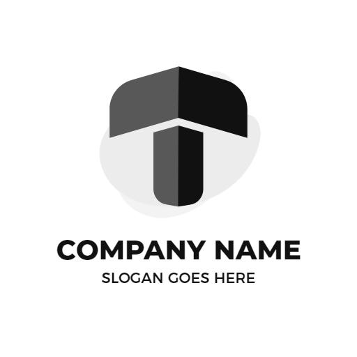 Stylish Black T Letter Design for Modern Business Logo Template