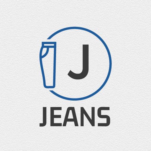 Stylish Blue Jean Design Emphasizing Comfort and Fashion Logo Template