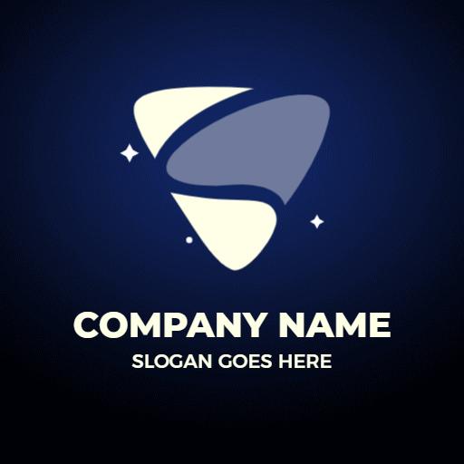 Stylish Blue V Letter Design for Creative Branding Logo Template