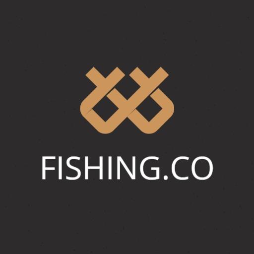 Stylish Brown and Black Fishing Brand Logo Featuring Unity Logo Template