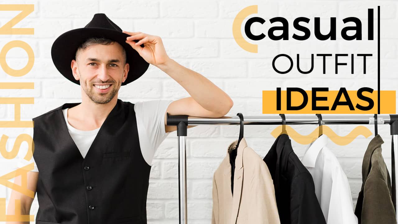 Stylish Casual Outfit Ideas Fashion YouTube Thumbnail Template