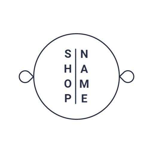 Stylish Circular Design for Modern Shop Branding Logo Template