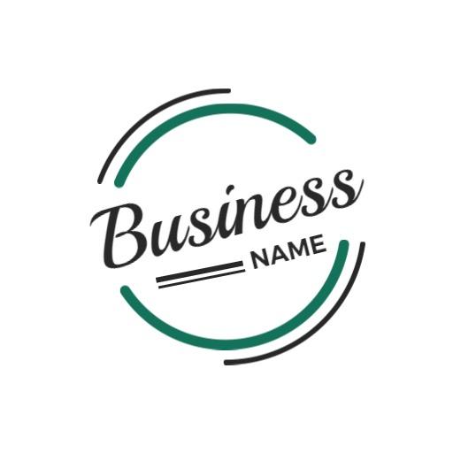Stylish Circular Design Highlighting Your Business Name Logo Template