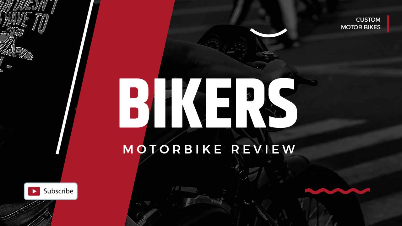 Stylish Custom Motorbike Review YouTube Thumbnail Template