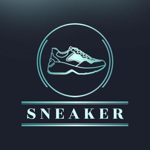 Stylish Dark Blue Sneaker Design for Modern Shoemaker Logo Template