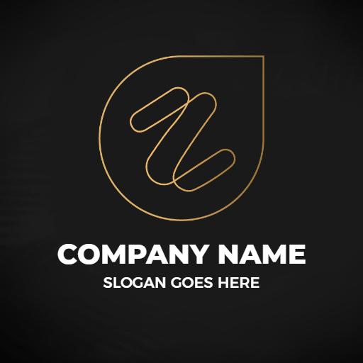 Stylish Gold Z Letter Design Representing Modern Branding Logo Template
