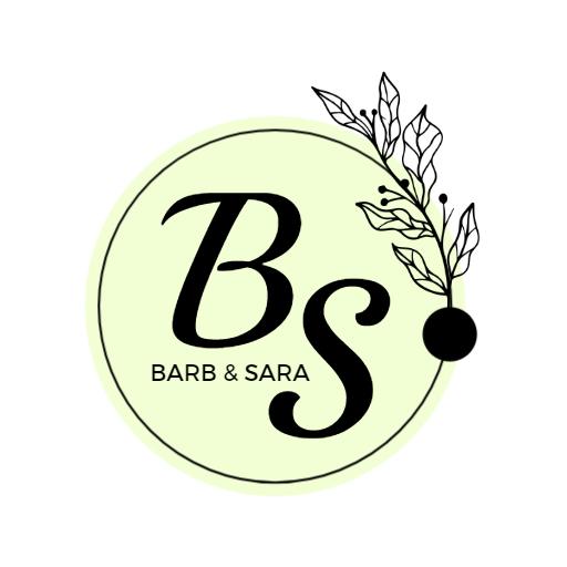 Stylish Green Circle Monogram with Leafy Details Logo Template