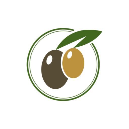 Stylish Green Olive Design Representing Agriculture Sector Logo Template