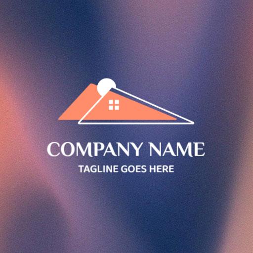 Stylish Homes with Modern Roof and Window Design Logo Template