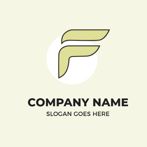 Stylish Minimalist F Letter Design for Modern Branding Logo Template