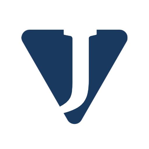 Stylish Navy Blue Abstract Alphabet Design for Logo Template