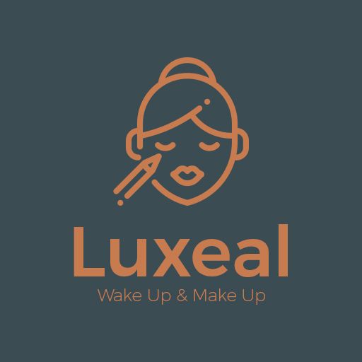 Stylish Orange Beauty and Makeup Business Logo Template