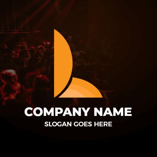 Stylish Orange L Letter Design for Modern Branding Logo Template