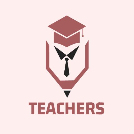 Stylish Pencil Design Symbolizing Dedicated Teachers Logo Template