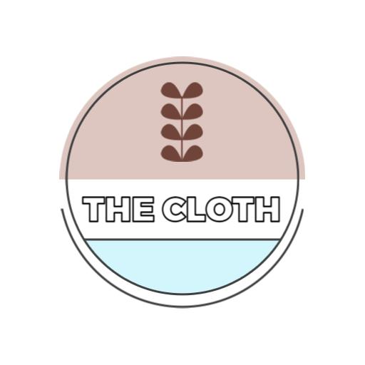 Stylish Pink and Blue Pastel Clothing Brand Logo Template
