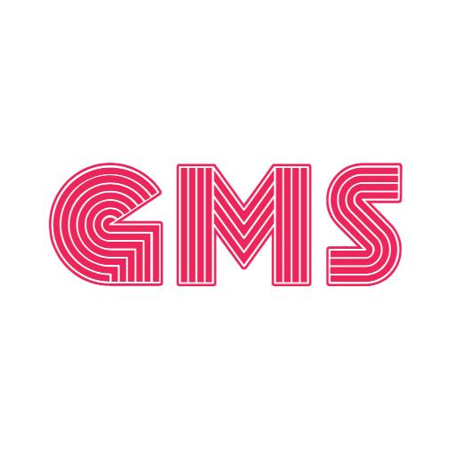 Stylish Pink and White Letter Monogram Design Logo Template