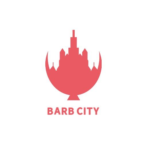 Stylish Pink City Skyline Design for Urban Lifestyle Logo Template