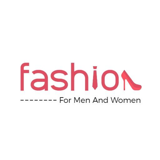 Stylish Pink Fashion Logo for Trendy Men and Women Apparel Logo Template