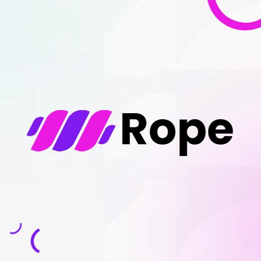 Stylish Purple and Pink Rope Design for Adventure Logo Template